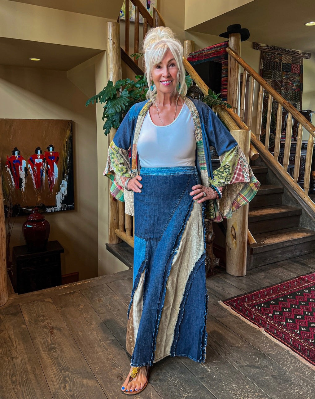Wild Heart Patchwork Kimono