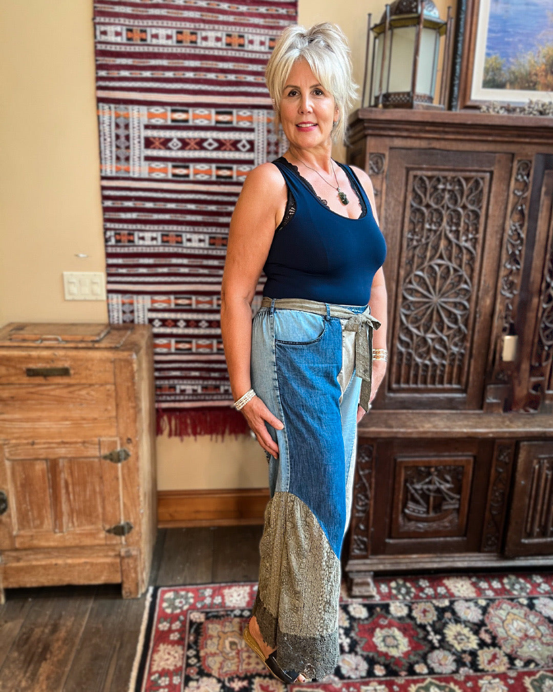 Prairie Moon Lace Flare Pant
