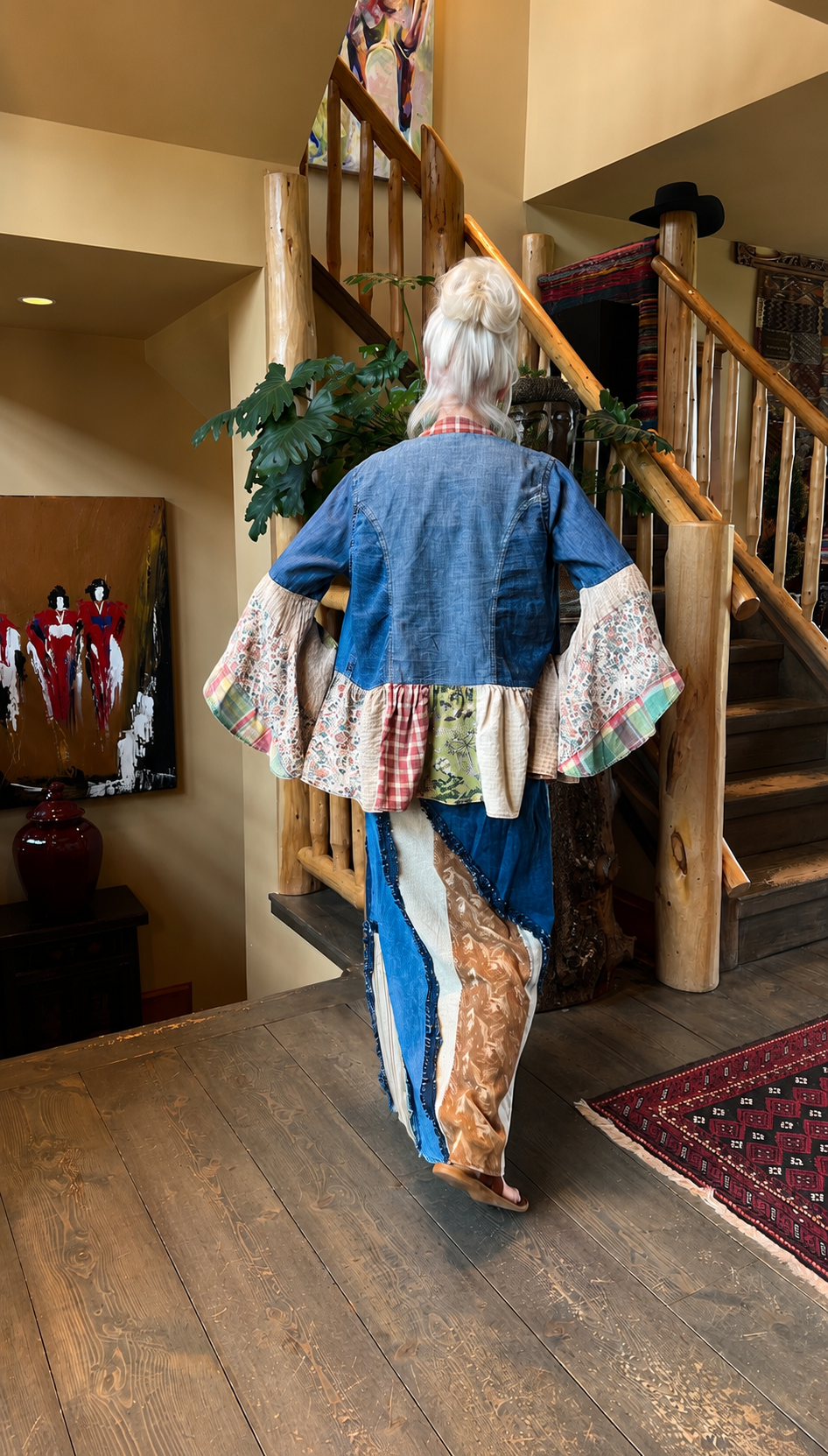 Wild Heart Patchwork Kimono