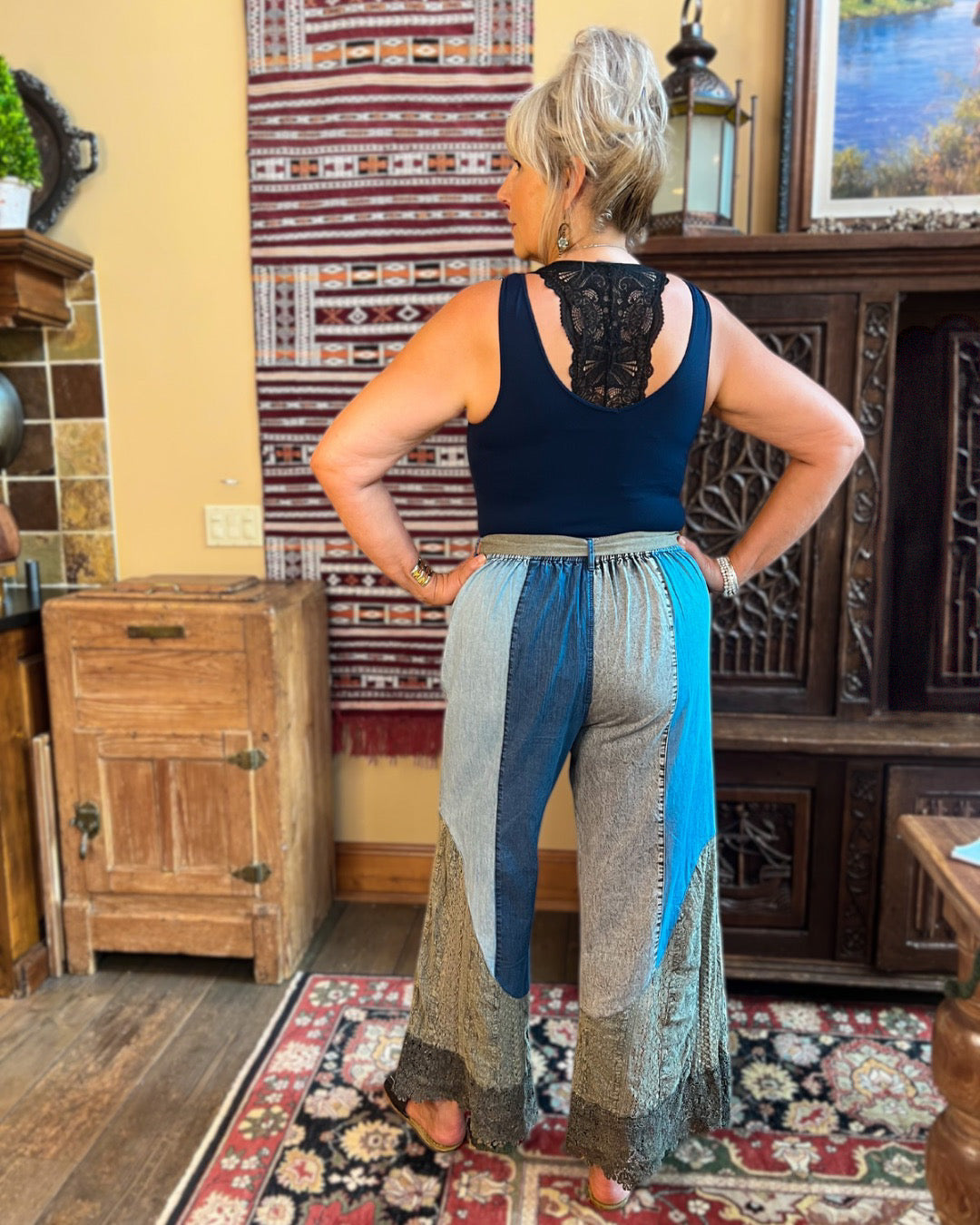 Prairie Moon Lace Flare Pant