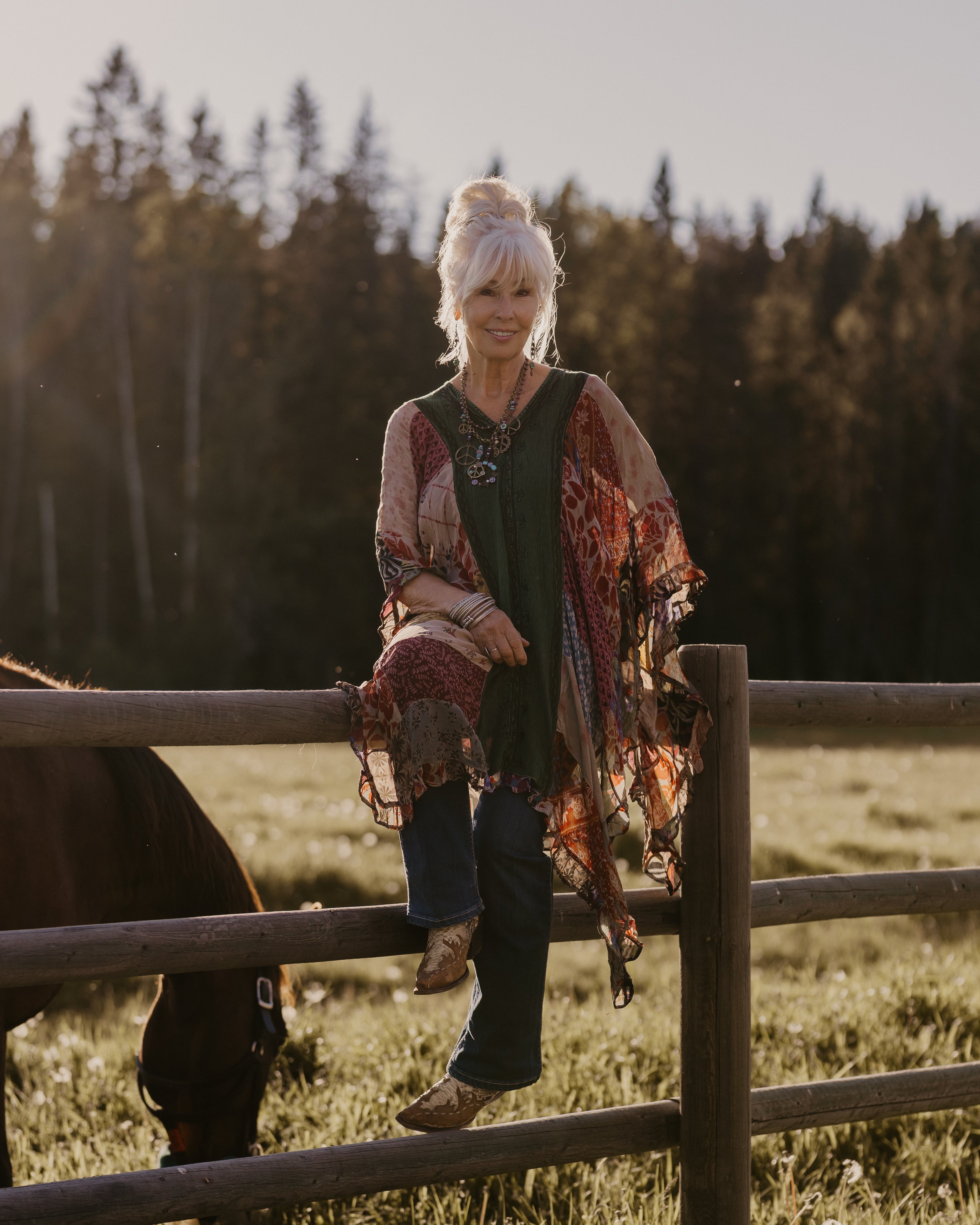 Wanderlust Patchwork Poncho