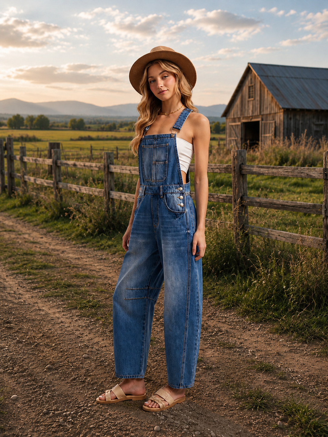 Daydream Barrel Overalls