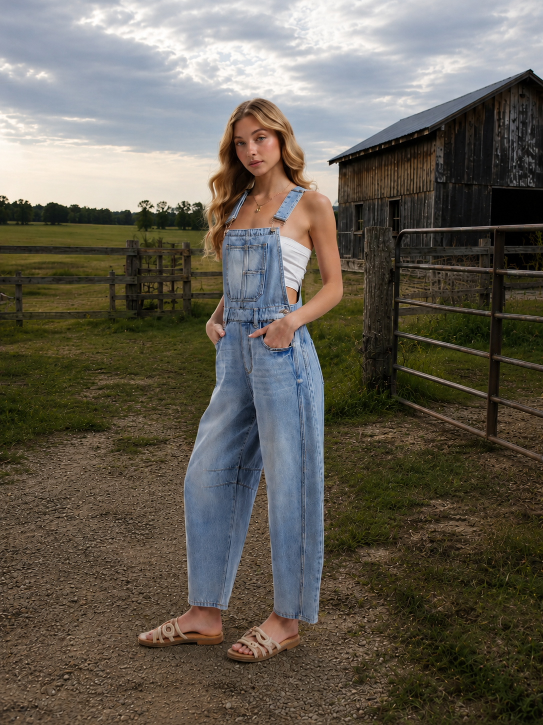 Daydream Barrel Overalls