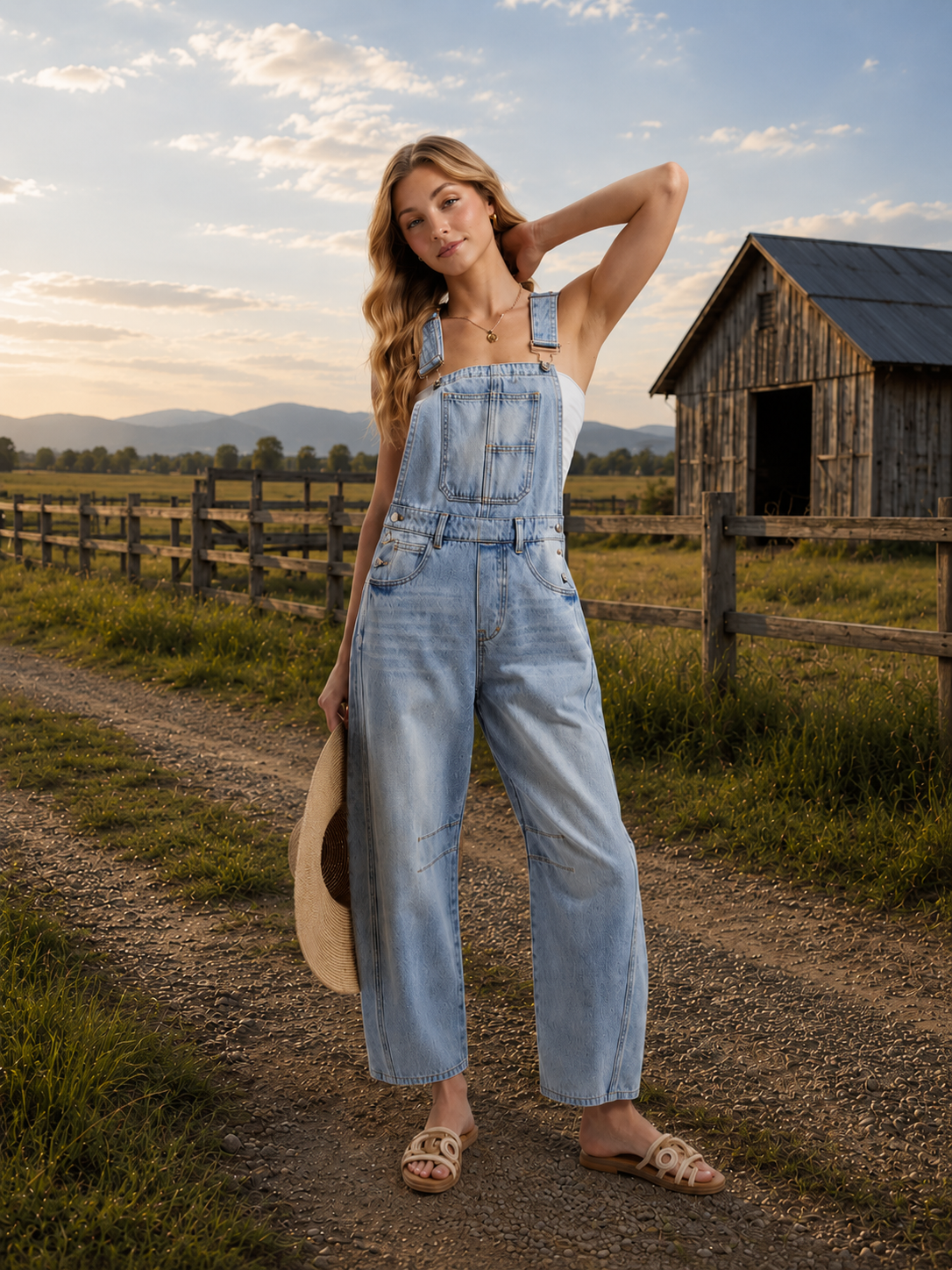 Daydream Barrel Overalls