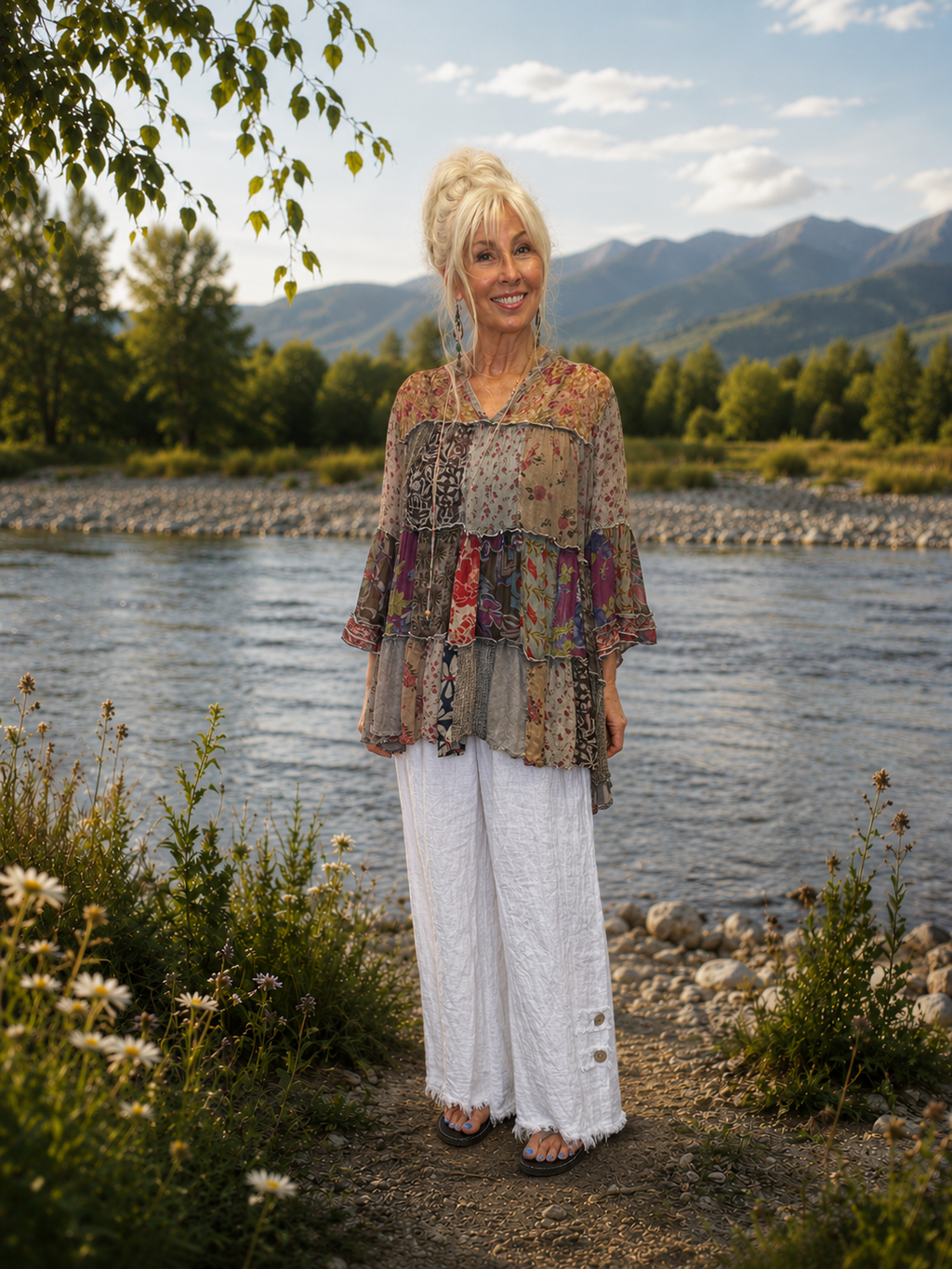 Wildflower Patchwork Blouse