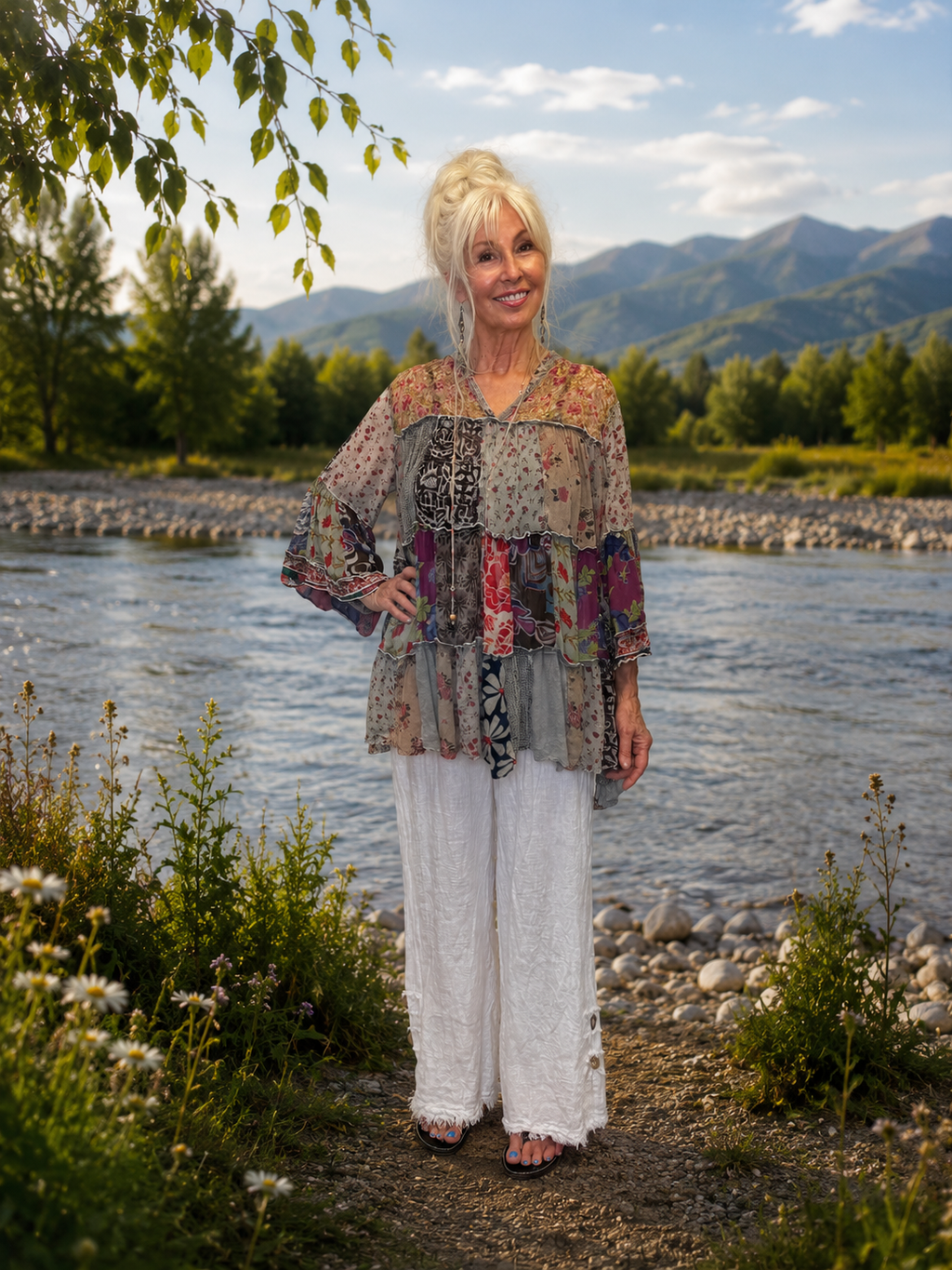 Wildflower Patchwork Blouse