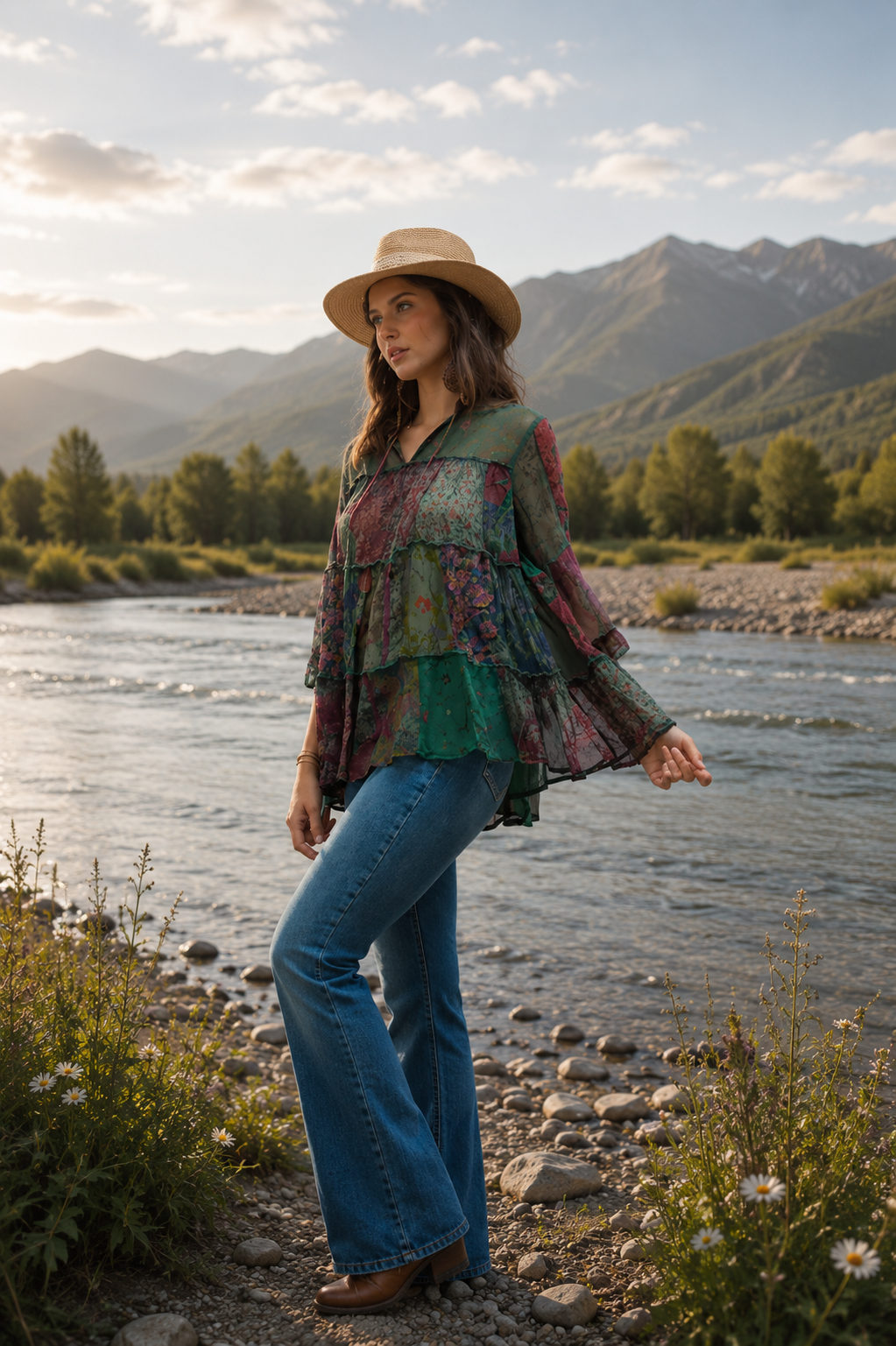 Wildflower Patchwork Blouse