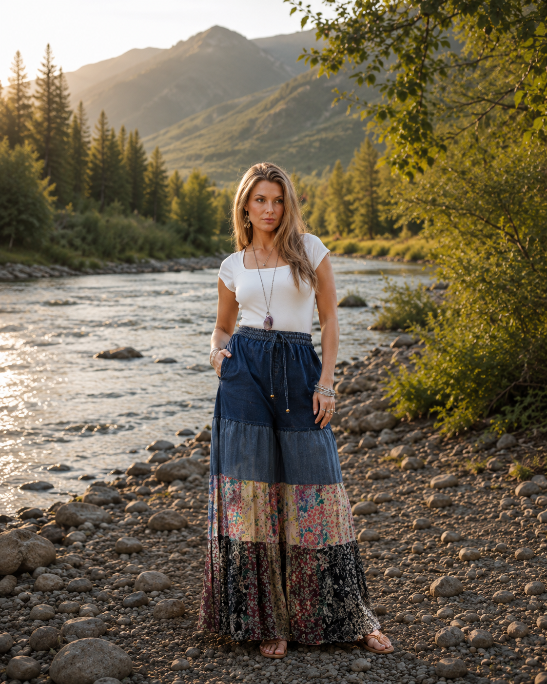Wildflower Patchwork Pant