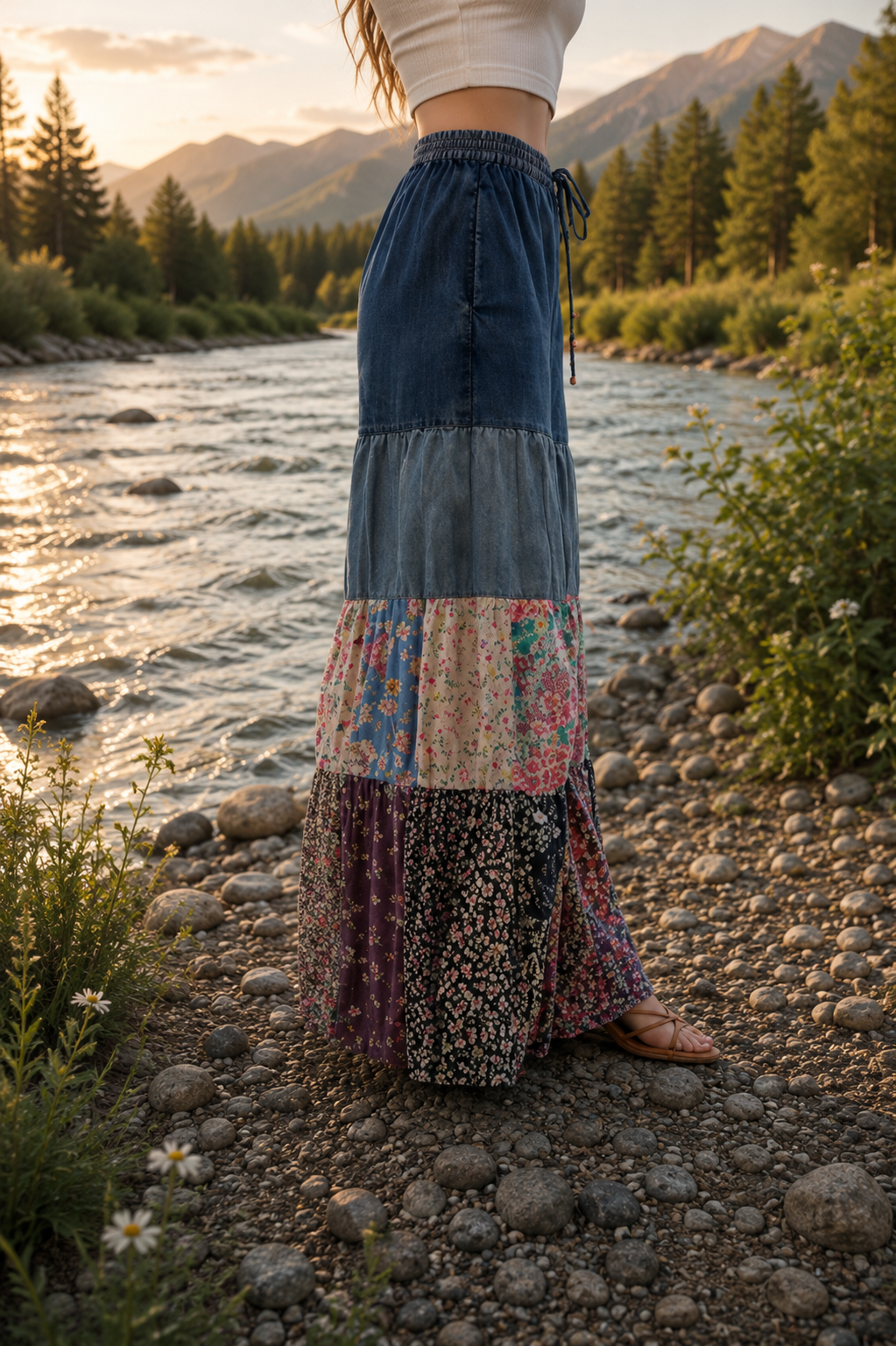 Wildflower Patchwork Pant