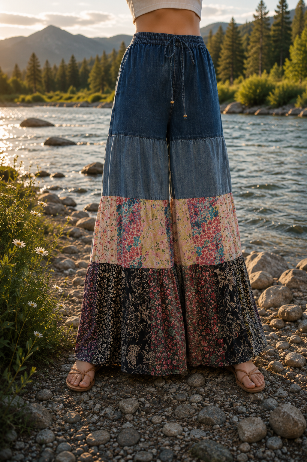 Wildflower Patchwork Pant