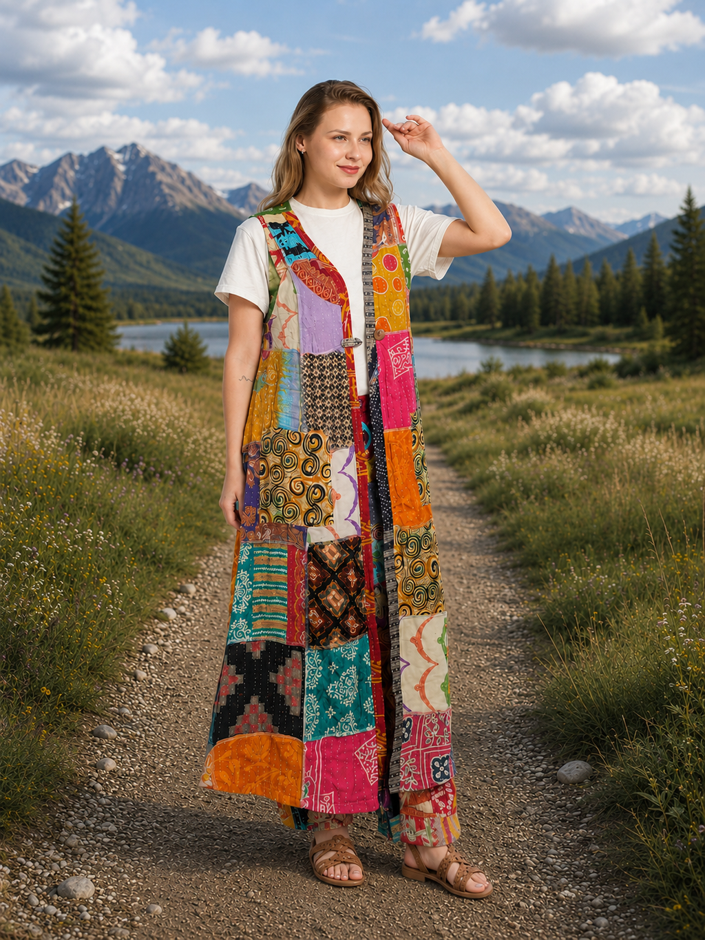 Wanderer's Kantha Kimono
