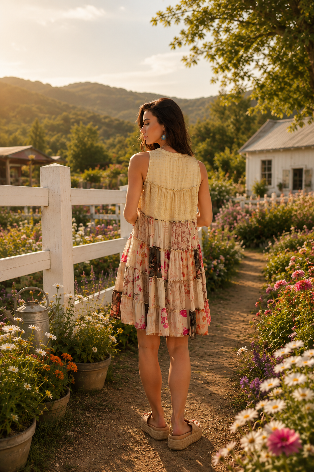 Wildflower Patchwork Dress & Tunic Top