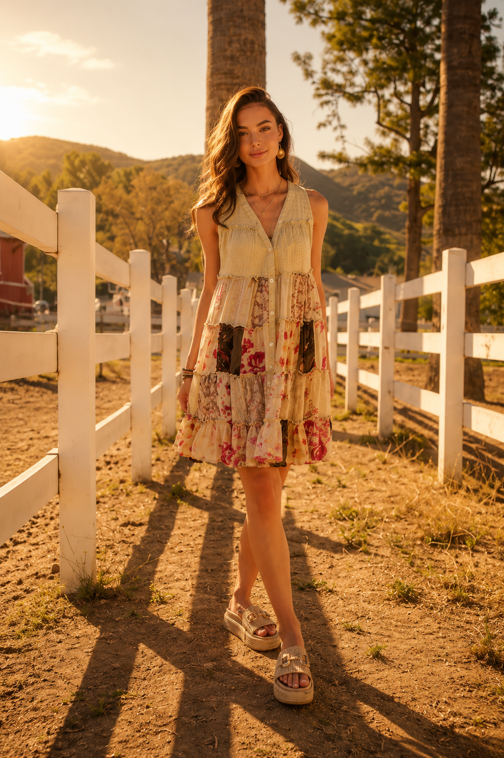 Wildflower Patchwork Dress & Tunic Top