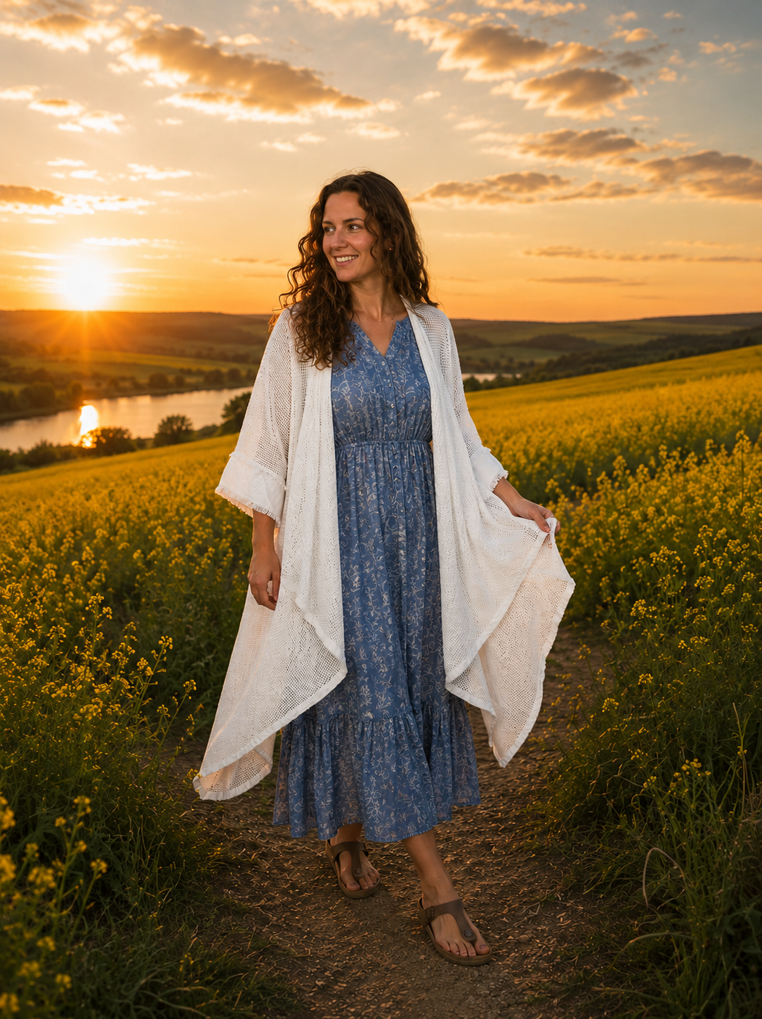 Bohemian Soul Mesh Duster