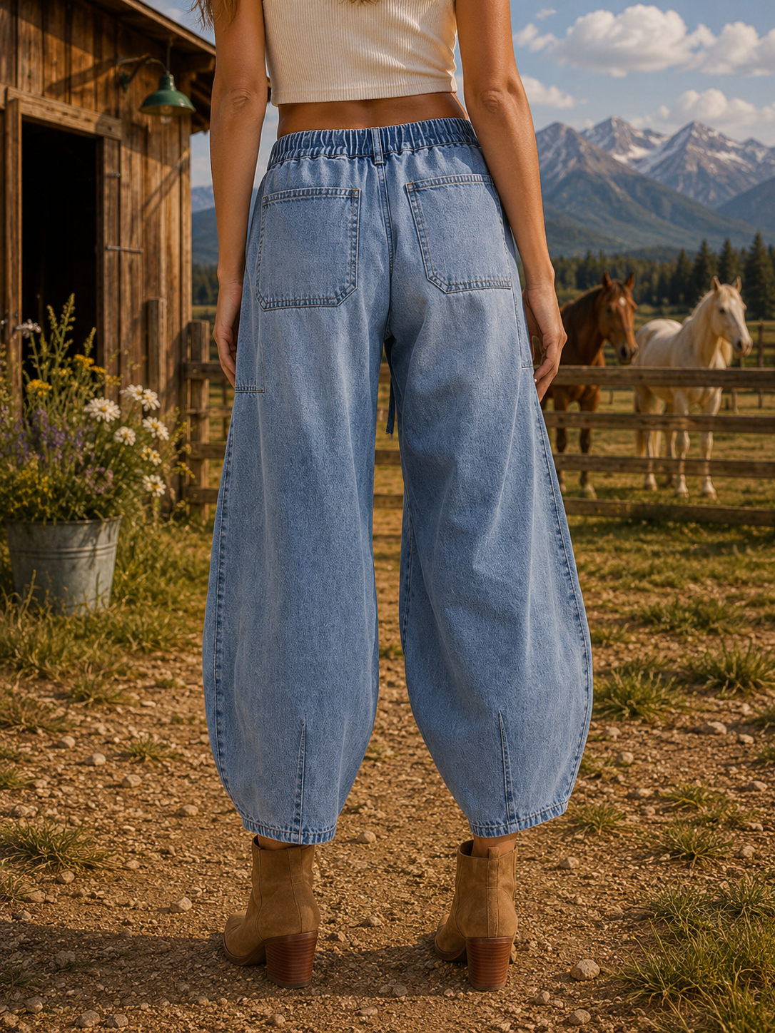 Prairie Moon Barrel Jeans
