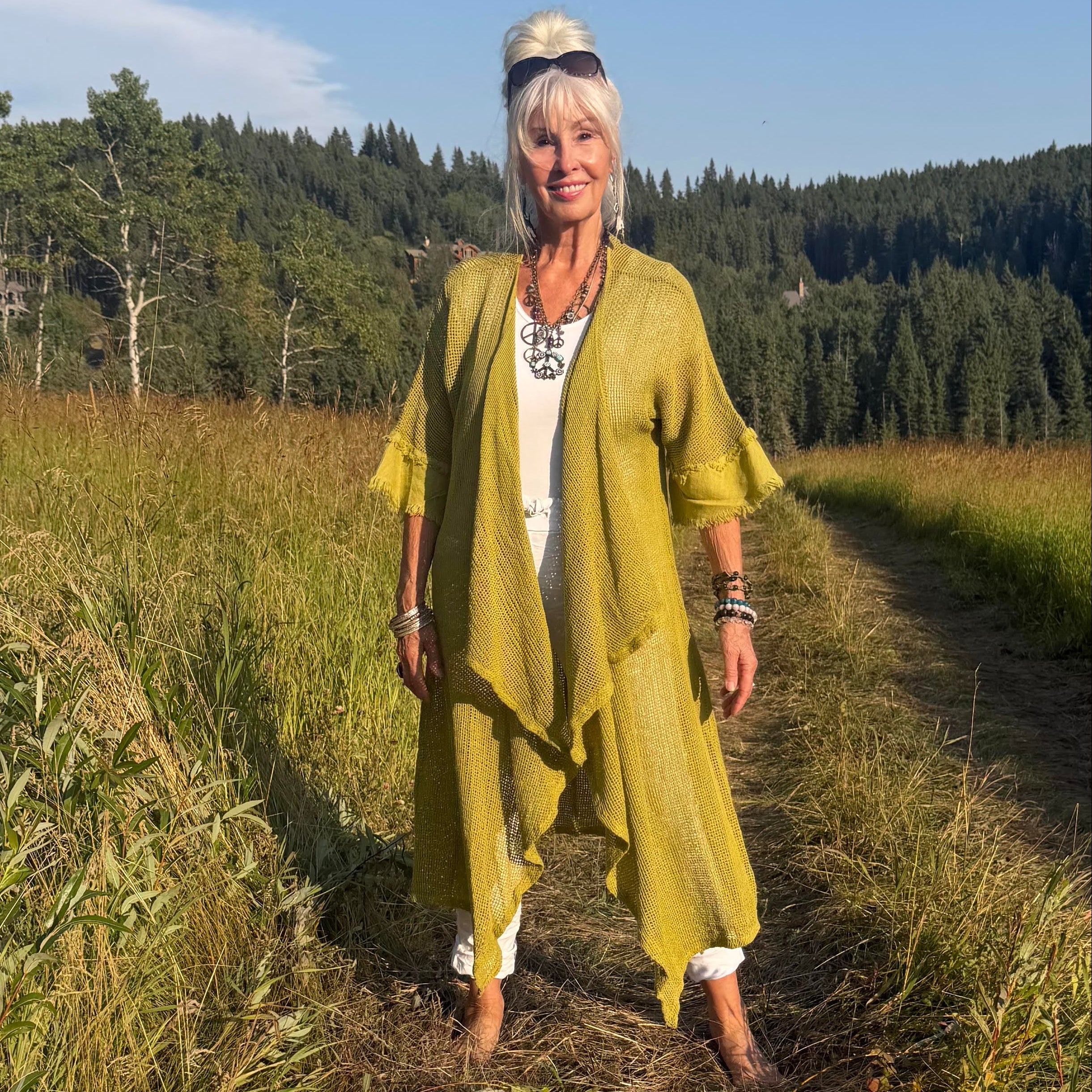 Bohemian Soul Mesh Duster