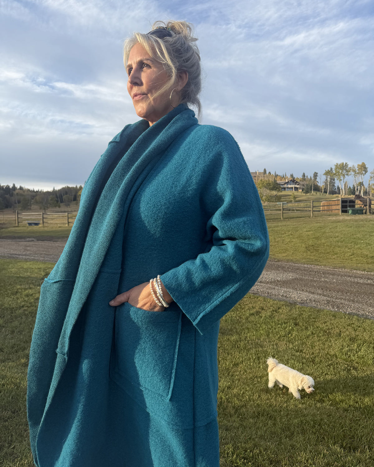 Boho Parisian Wool Blend Coat