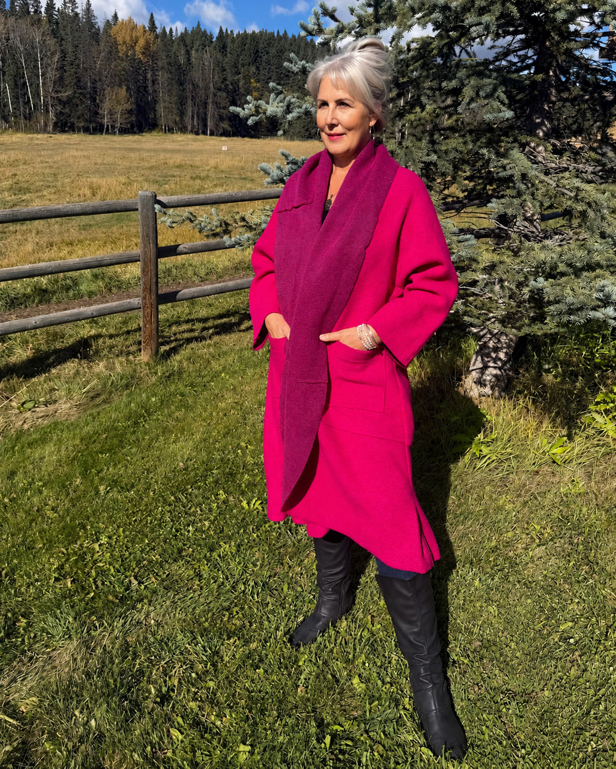 Boho Parisian Wool Blend Coat