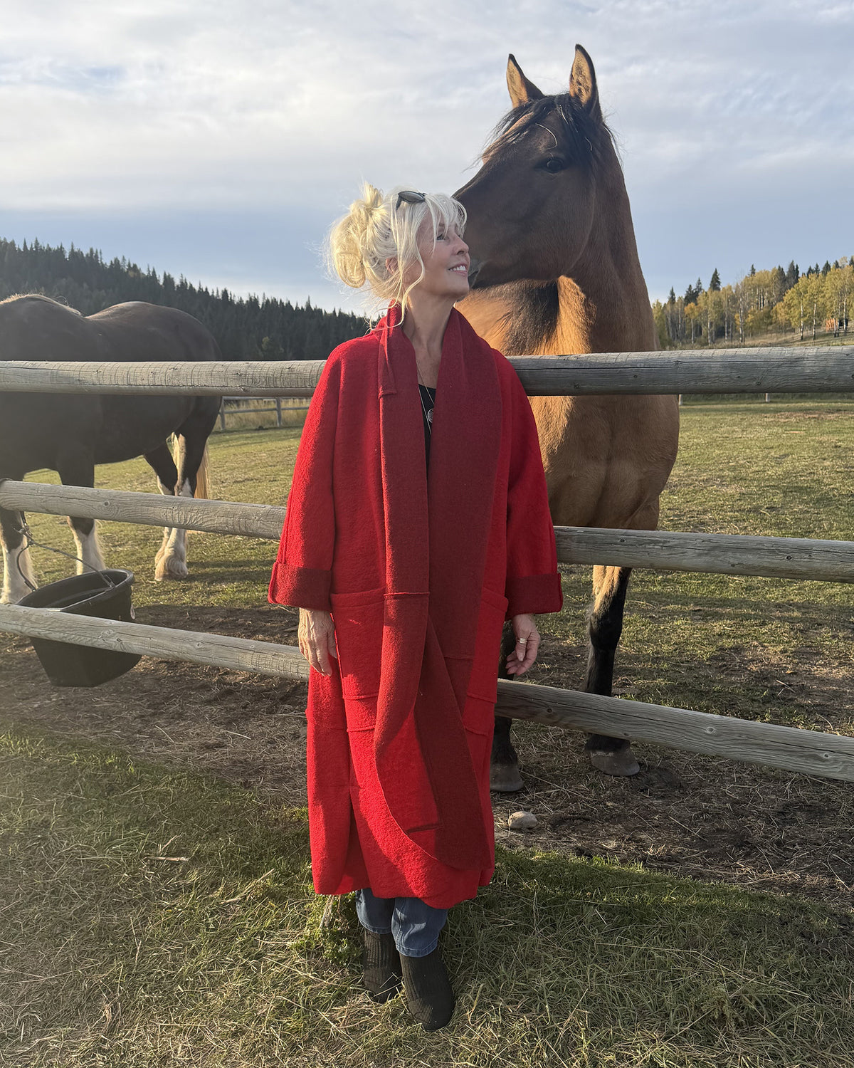 Boho Parisian Wool Blend Coat
