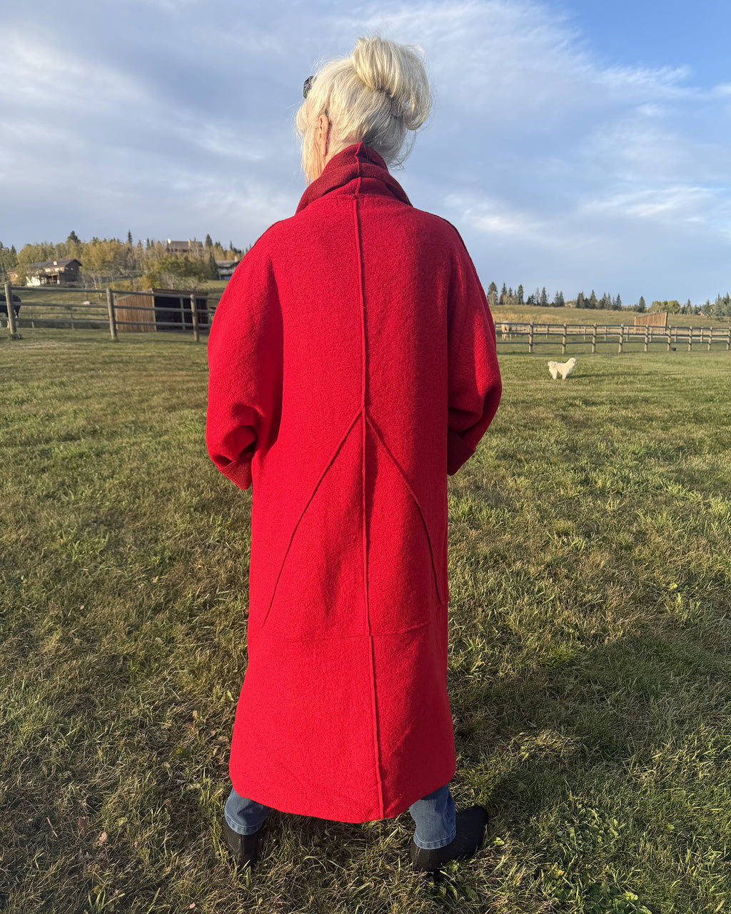 Boho Parisian Wool Blend Coat