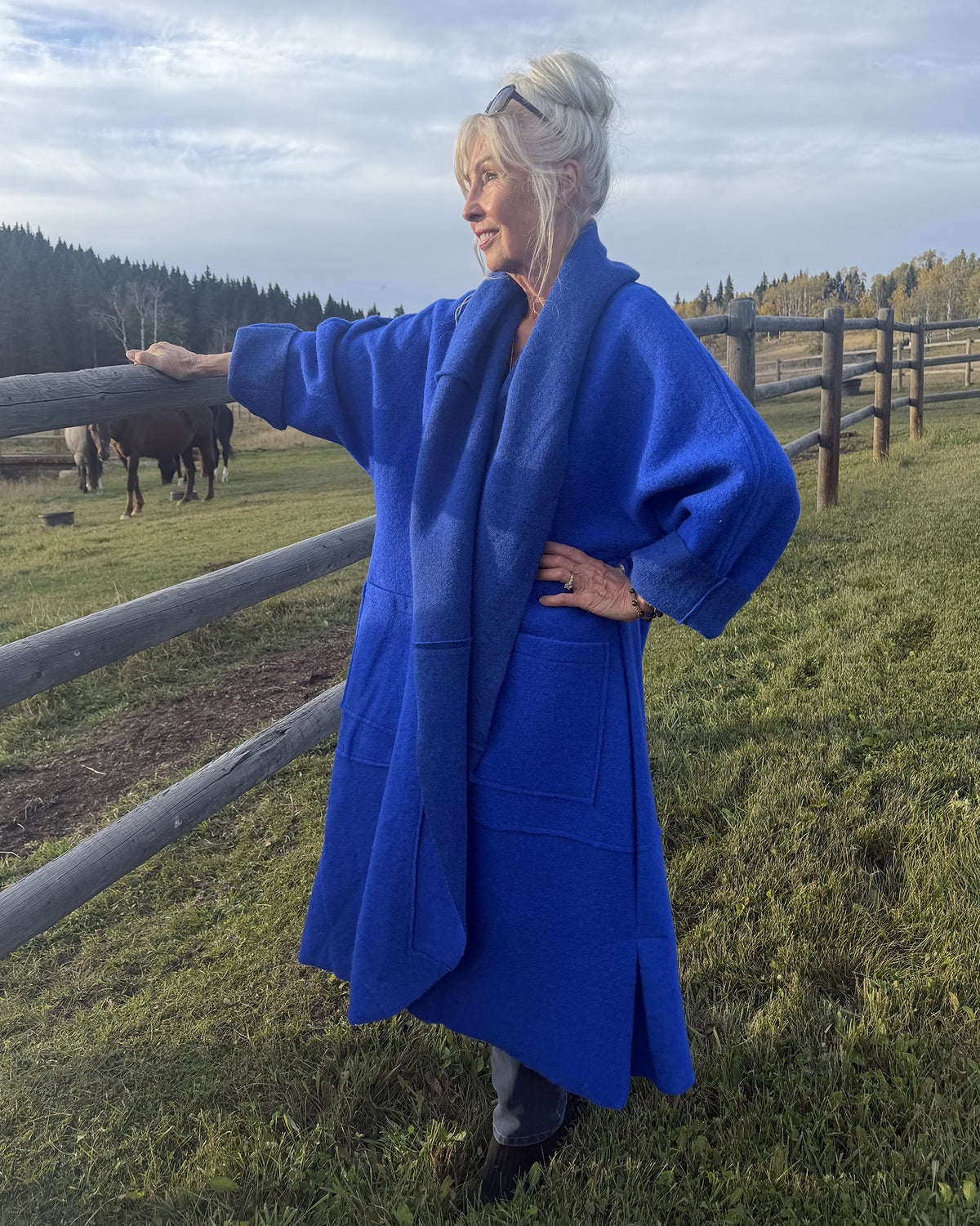 Boho Parisian Wool Blend Coat
